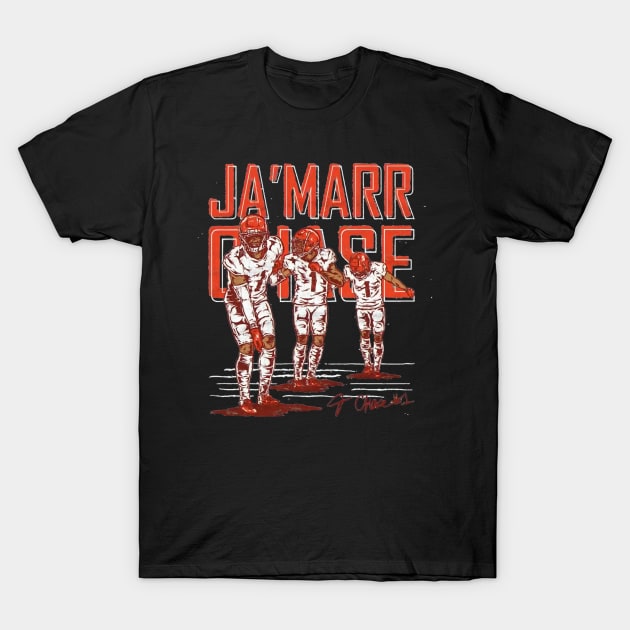 ja'marr chase touchdown dance T-Shirt by mazihaya pix